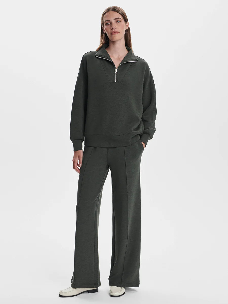 Women's DoubleSoft Half-Zip Sweat Set, Thickened