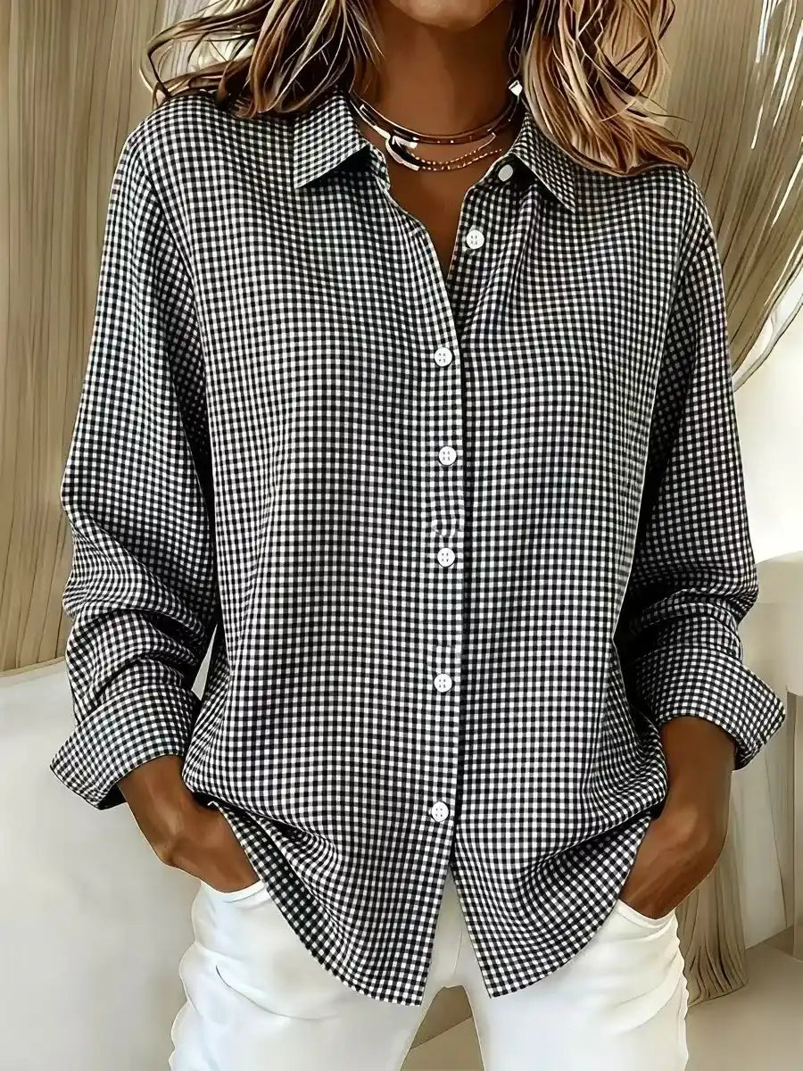 New Arrival π₯ Women's Plaid Button-Down Shirt