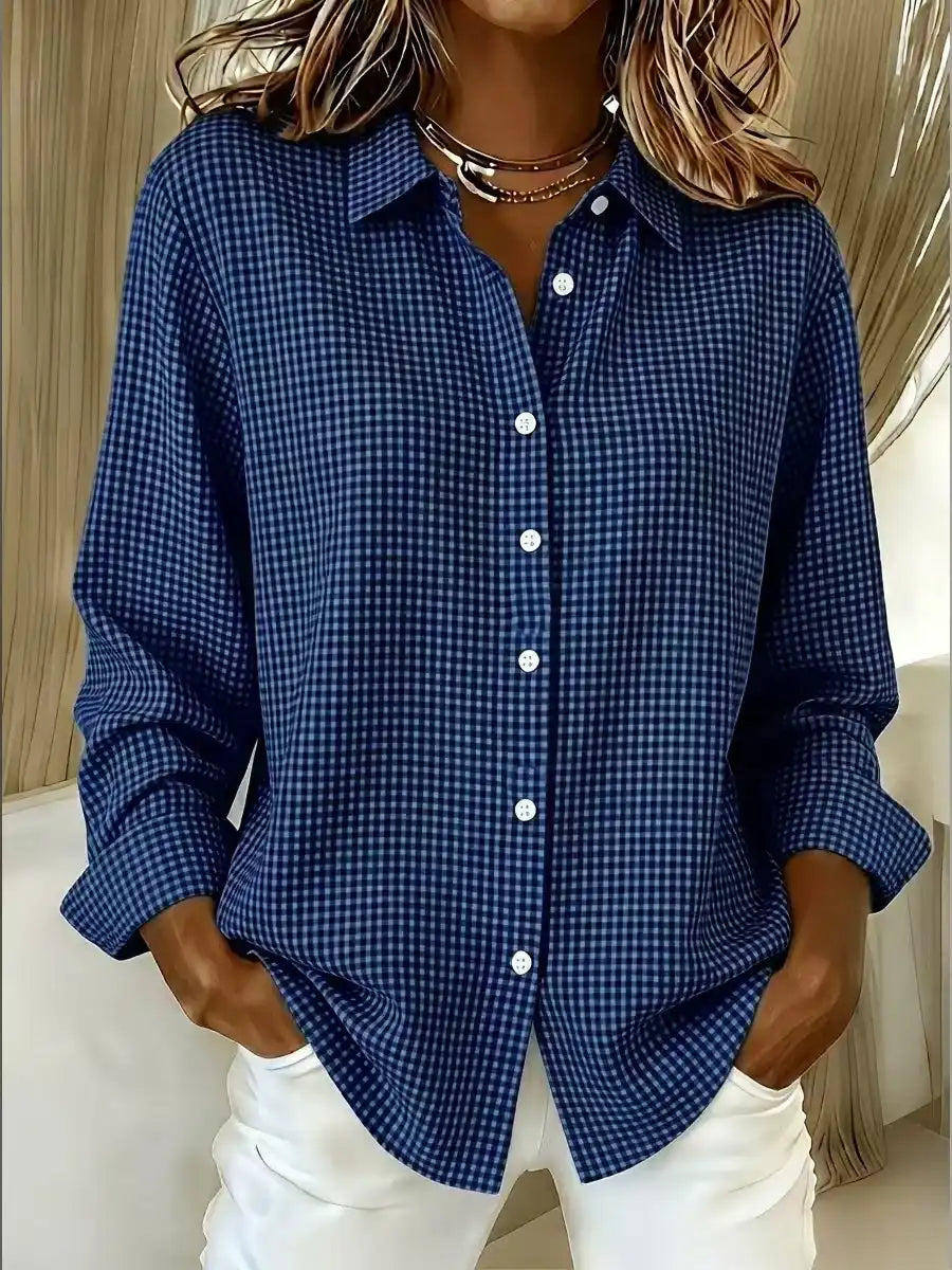 New Arrival π₯ Women's Plaid Button-Down Shirt