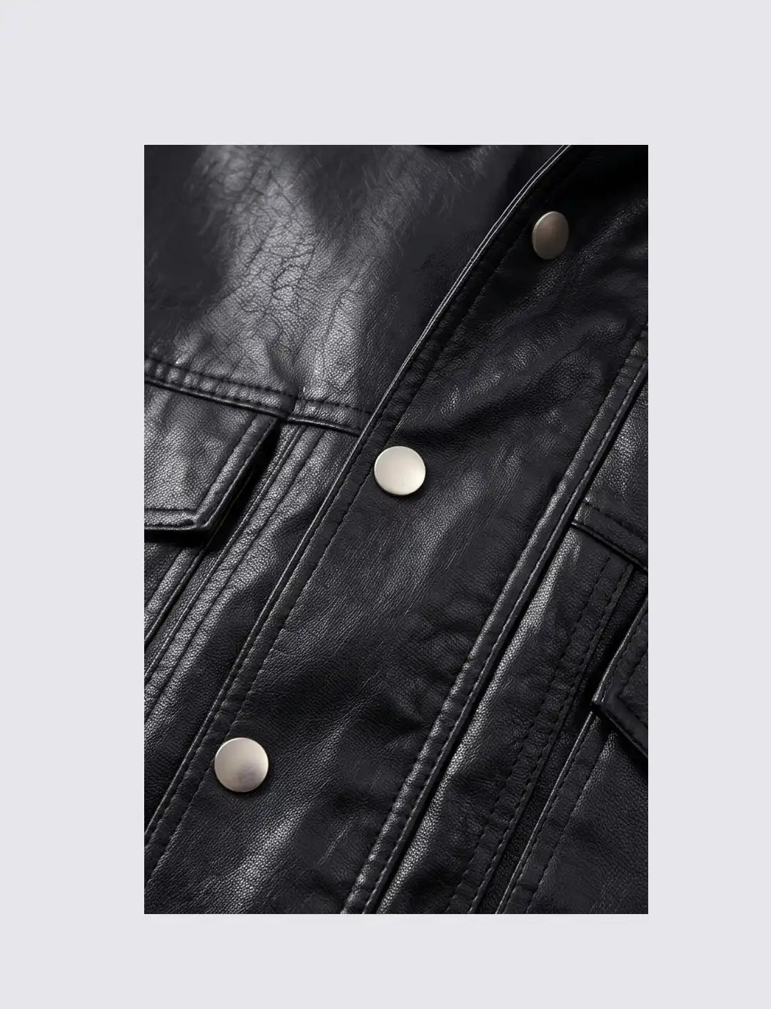 Black Sheep Leather Jacket Brown Collar | Handmade Trucker Bomber KDKJ523