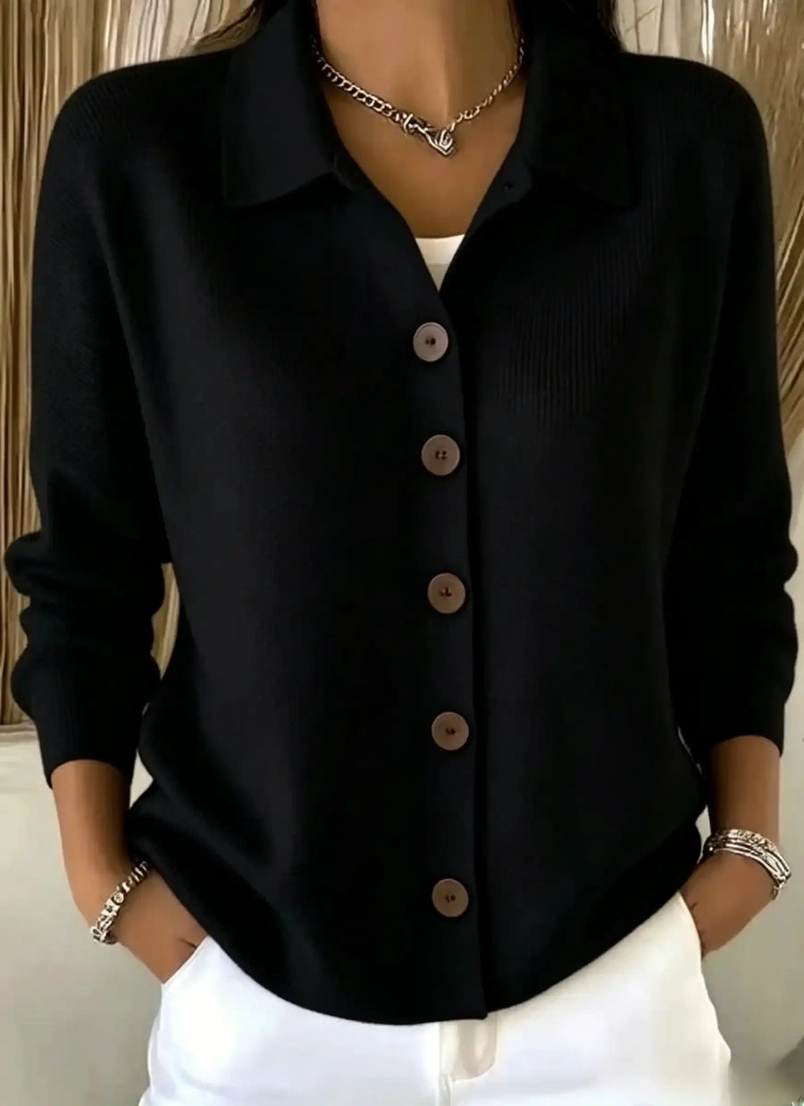 CLEARANCE SALE🔥Women's Cotton Plain Long Sleeve Comfy Casual Cardigan