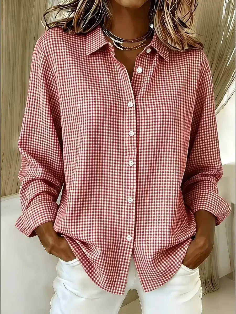 New Arrival π₯ Women's Plaid Button-Down Shirt
