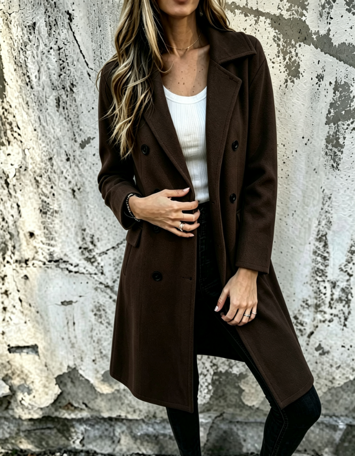 New Arrival 🔥 Classic Wool Coat — Women's Casual Belted Coat (Autumn/Winter Collection)