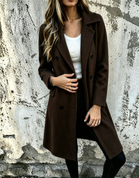 New Arrival 🔥 Classic Wool Coat — Women's Casual Belted Coat (Autumn/Winter Collection)