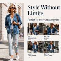 Denim Made Easy | Women’s V-Neck Denim Cardigan