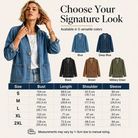 Denim Made Easy | Women’s V-Neck Denim Cardigan