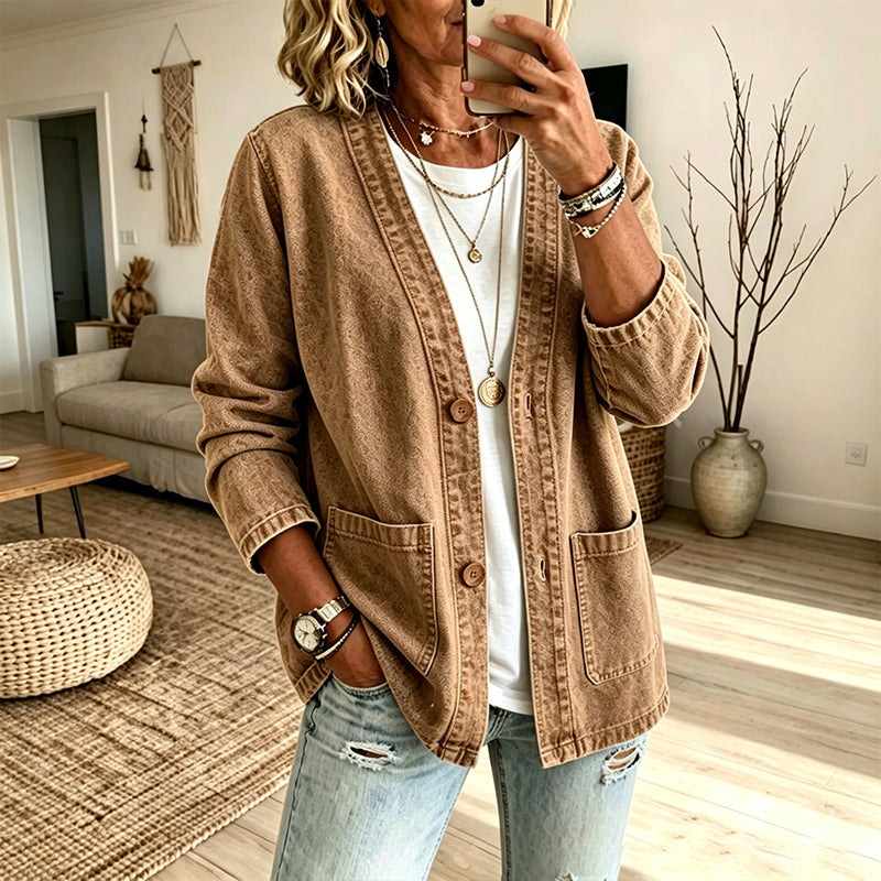 Denim Made Easy | Women’s V-Neck Denim Cardigan
