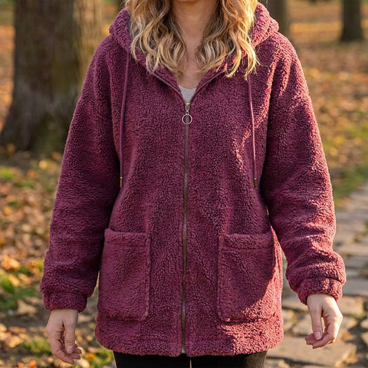 Plush Fleece Jacket for Women