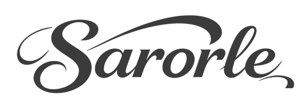 Sarorle brand logo in elegant script font on white background