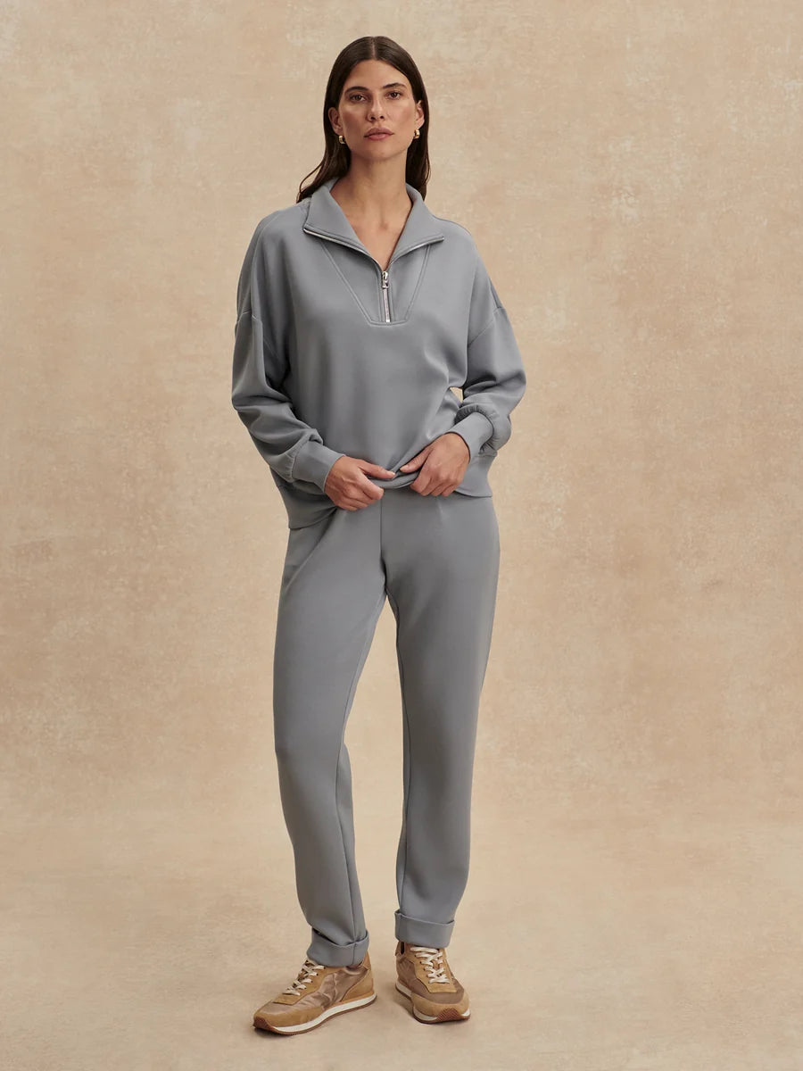 Women's DoubleSoft Half-Zip Sweat Set, Thickened