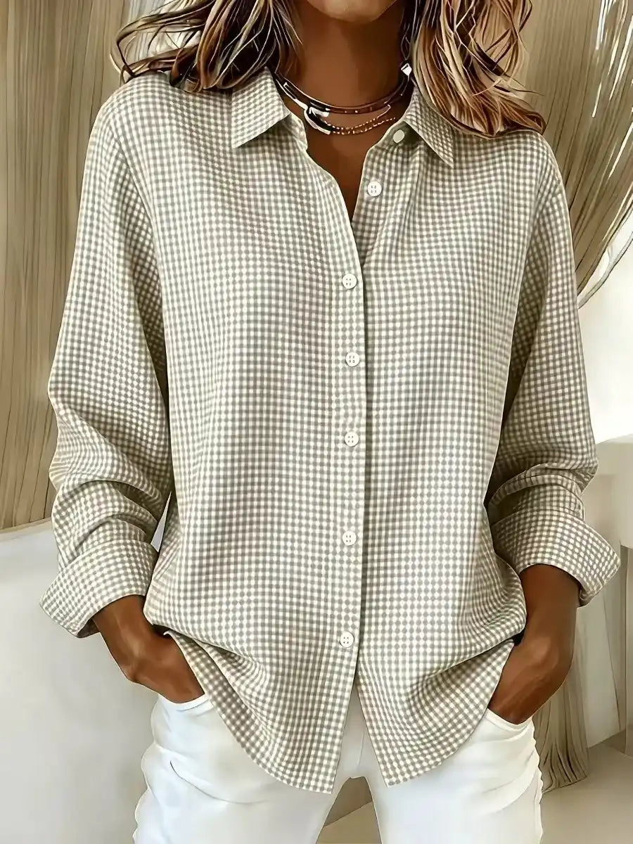 New Arrival 🔥 Women's Plaid Button-Down Shirt