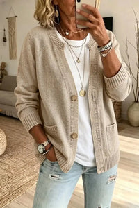 New Arrival 🔥Women's V-Neck Button Knit Cardigan