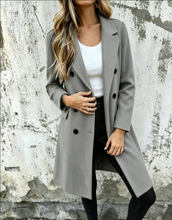 New Arrival 🔥 Classic Wool Coat — Women's Casual Belted Coat (Autumn/Winter Collection)
