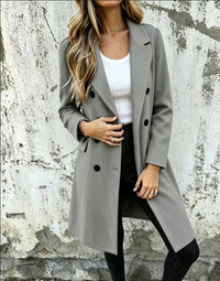 New Arrival 🔥 Classic Wool Coat — Women's Casual Belted Coat (Autumn/Winter Collection)