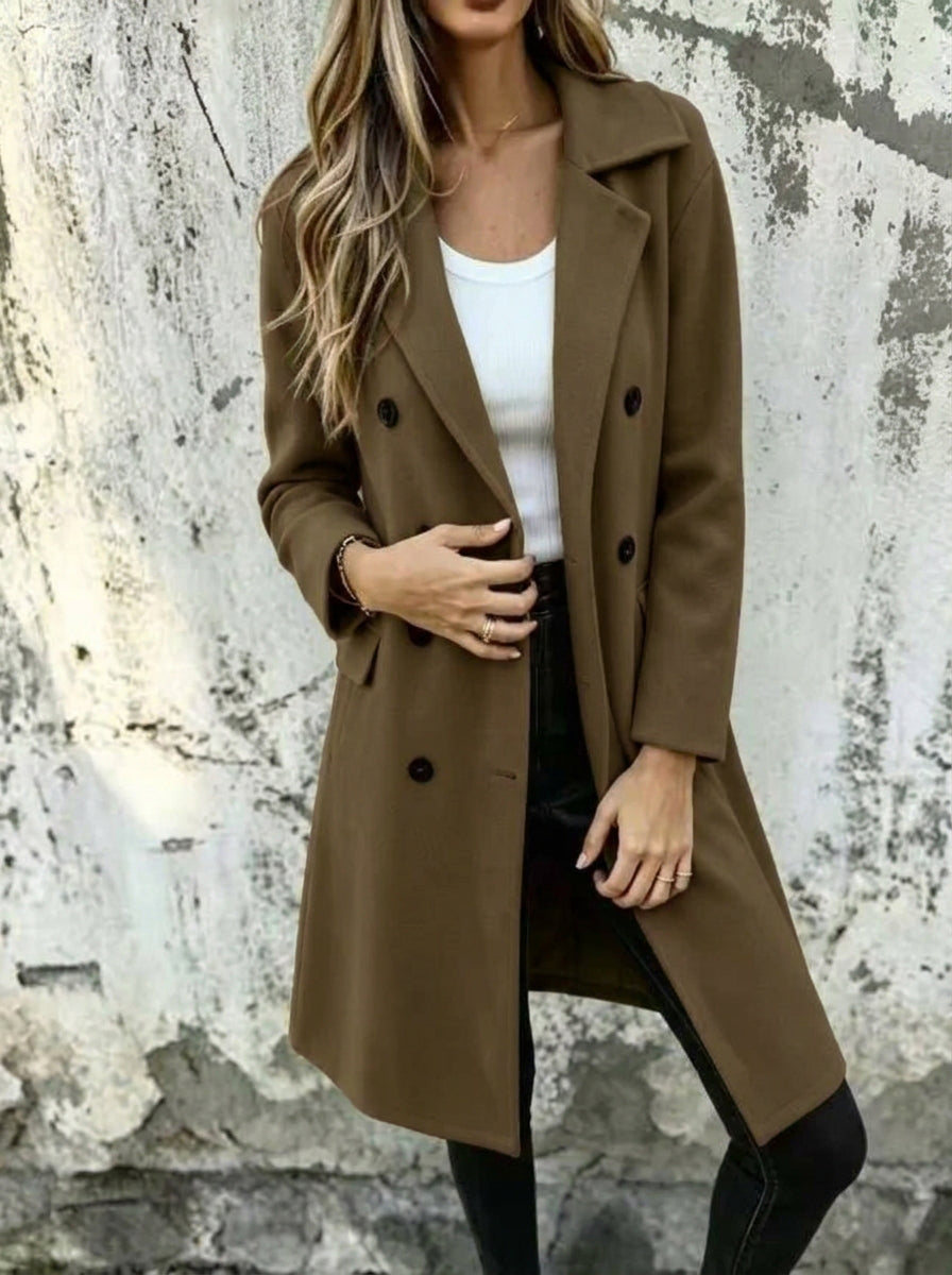 New Arrival 🔥 Classic Wool Coat — Women's Casual Belted Coat (Autumn/Winter Collection)