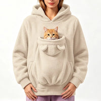 Pet Pouch Hoodie for Cat Dog Carrier Hoodies Carrying