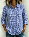 New Arrivals🔥Women's Gingham Check Button-Down Shirt