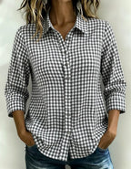 New Arrivals🔥Women's Gingham Check Button-Down Shirt