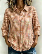 New Arrivals🔥Women's Gingham Check Button-Down Shirt