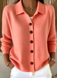 CLEARANCE SALE🔥Women's Cotton Plain Long Sleeve Comfy Casual Cardigan