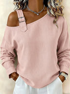 New Arrivals🔥Women's Off-Shoulder Long Sleeve Blouse