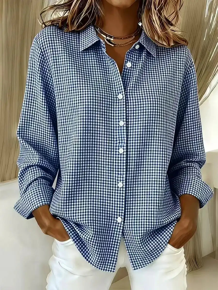 New Arrival 🔥 Women's Plaid Button-Down Shirt