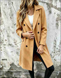 New Arrival 🔥 Classic Wool Coat — Women's Casual Belted Coat (Autumn/Winter Collection)