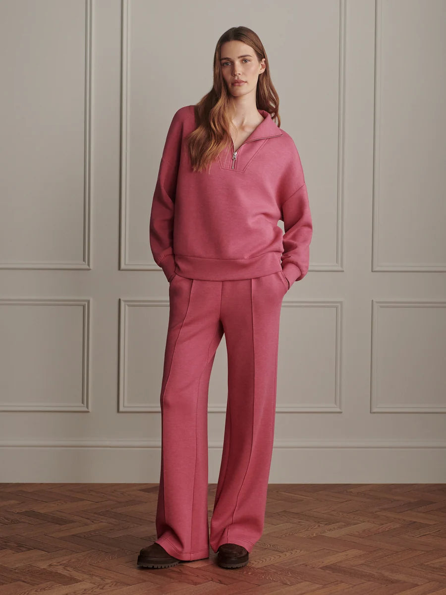 Women's DoubleSoft Half-Zip Sweat Set, Thickened