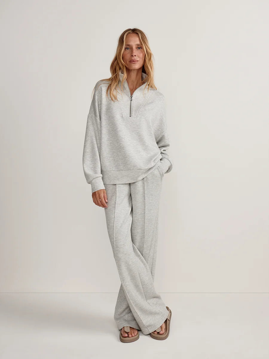 Women's DoubleSoft Half-Zip Sweat Set, Thickened