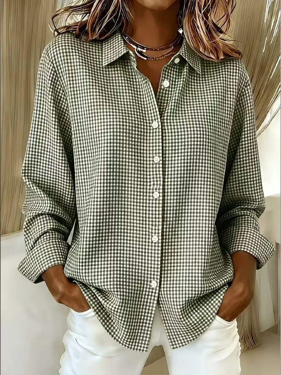 New Arrival 🔥 Women's Plaid Button-Down Shirt
